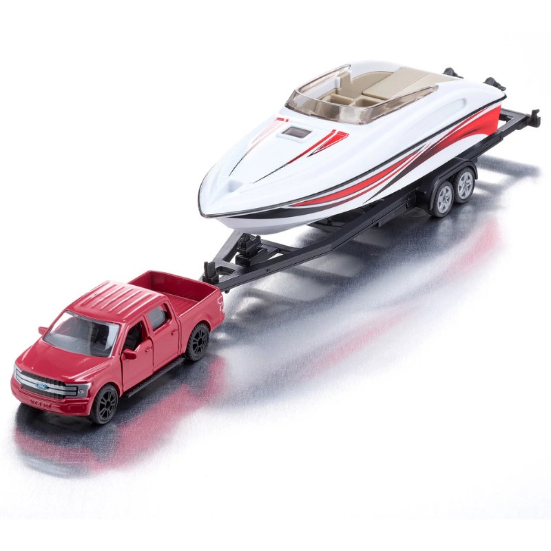 Ford F150 met speedboot 1:55