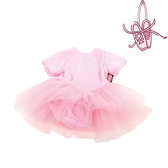 Basic Boutique, Jurk "Ballet", Babypoppen 30-33 Cm