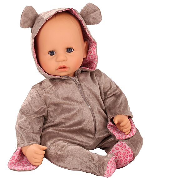 Basic Boutique, Onesie "Teddy", Babypoppen 42-46 Cm