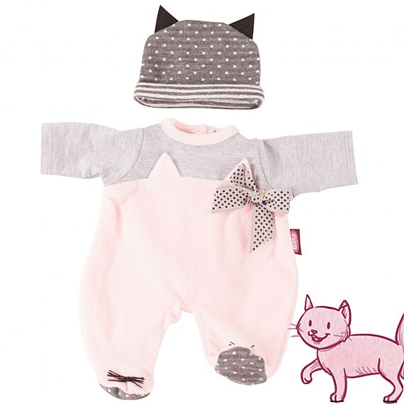 Boutique, Combi "Cosy Cat", Babypoppen 30-33 Cm (Inhoud: 2-Delig)