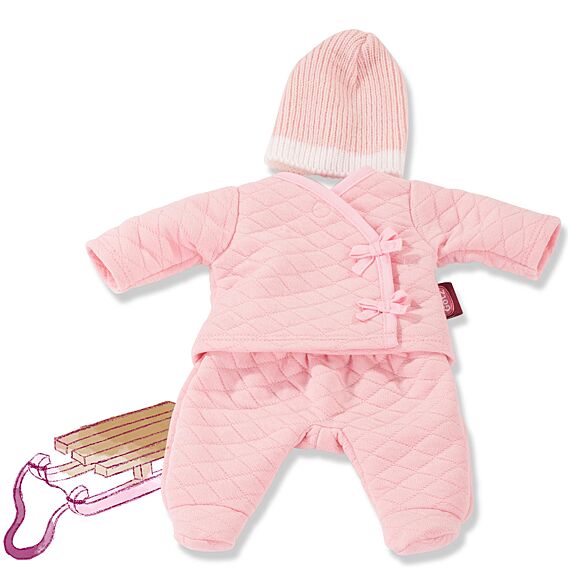 Boutique, Combi "Just Pink", Babypoppen 30-33 Cm (Inhoud: 3-Delig)