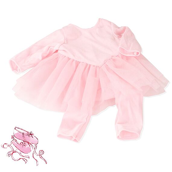 Boutique, Jurk "Ballet", Babypoppen 48 Cm