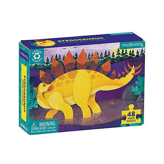 Mini Puzzel Stegosaurus - 48 Stukken