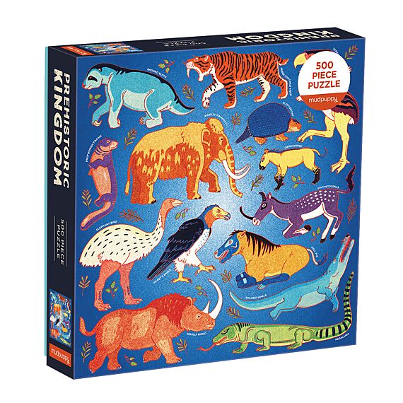 Mudpuppy - 500 Pcs. Family Puzzle - Prehistoric Kingdom