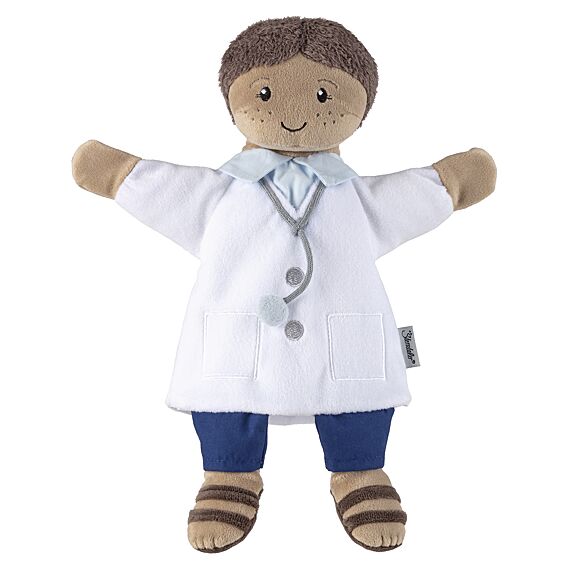 Handpop Voor Kinderen Dokter | 34 Cm