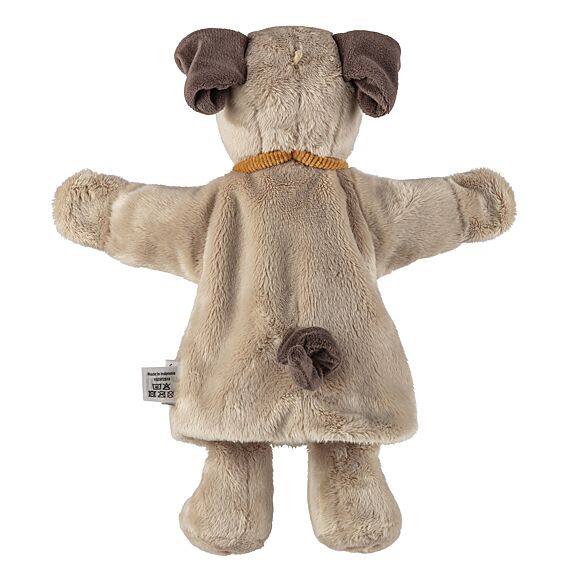 Handpop Knuffeltje Hond | 34 Cm