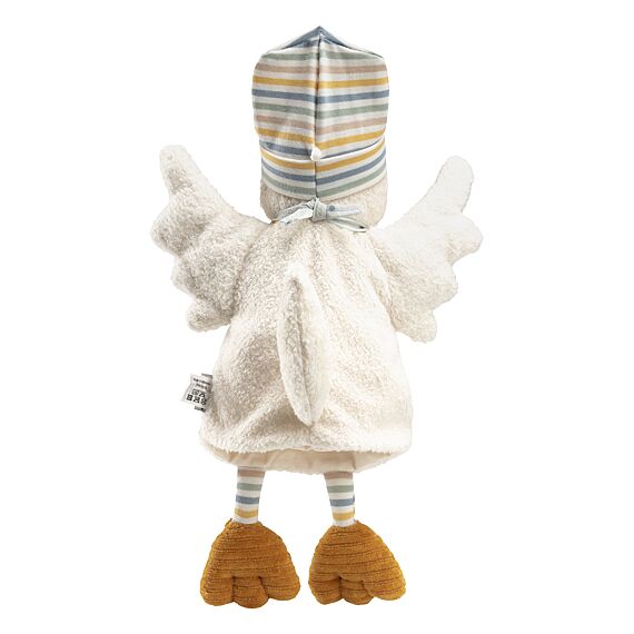 Handpop Knuffel Eend Edda | 33 Cm