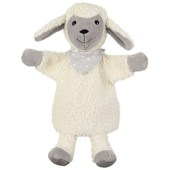 Handpop Knuffeltje Schaap- 26 cm