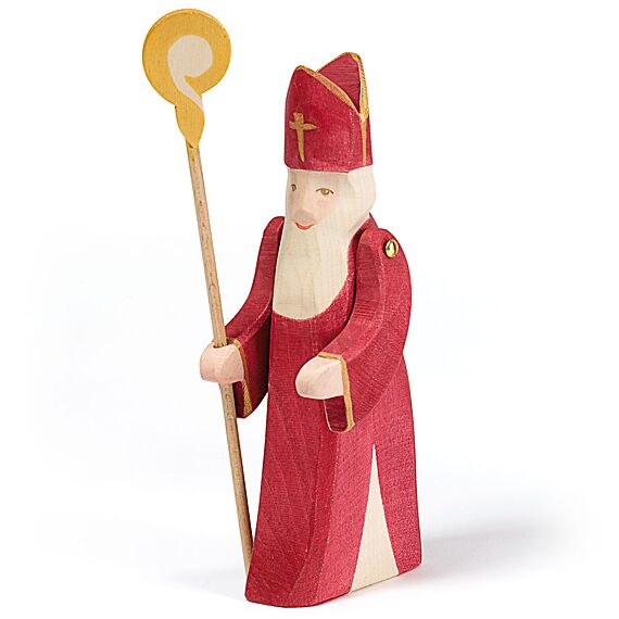 Ostheimer Houten Figuur | Sinterklaas Met Staf Ii