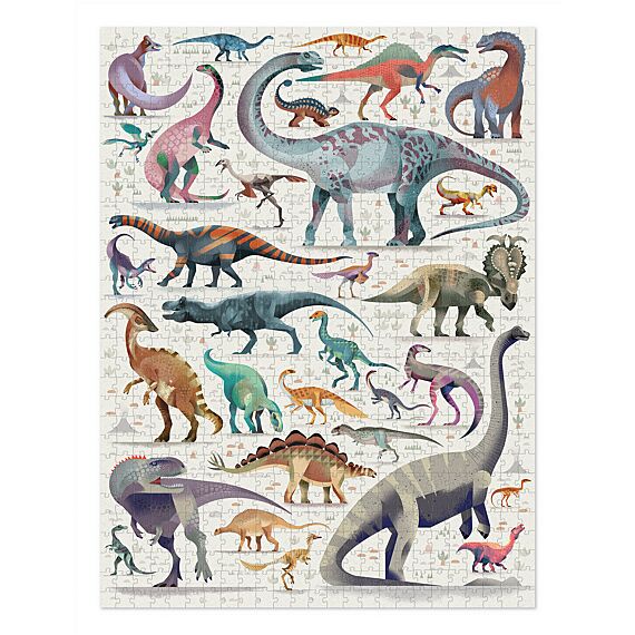 750 St. Familie Puzzel - Dino Wereld