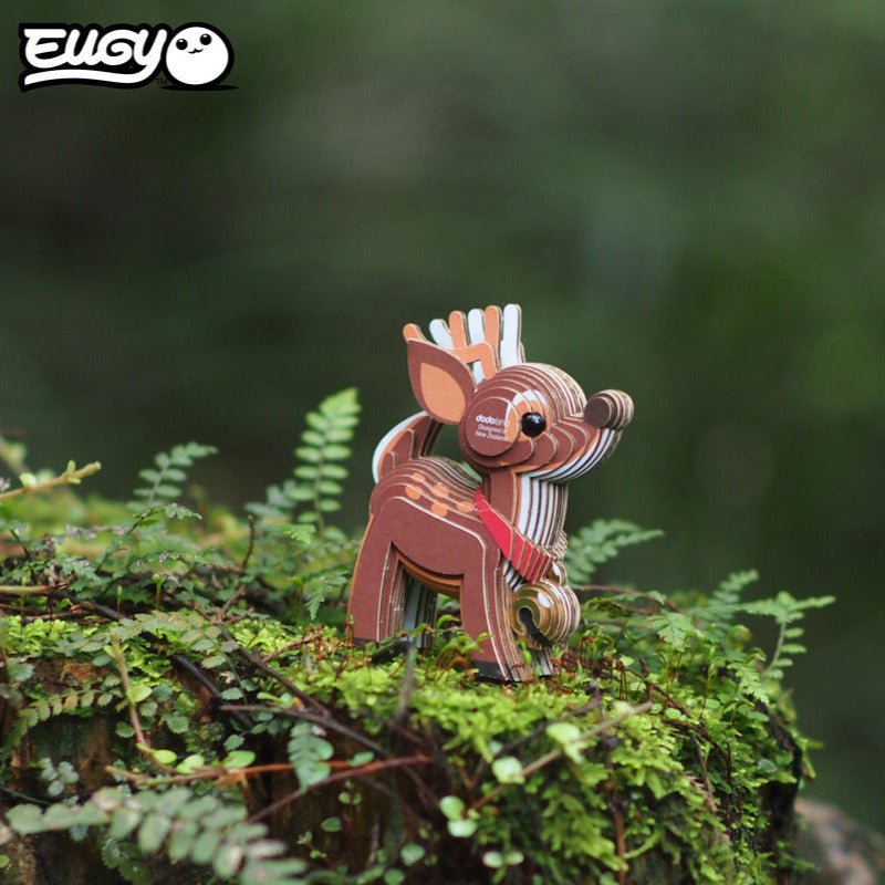 3D puzzel - Kerst Rendier - Speciale puzzels Eugy - In den Olifant