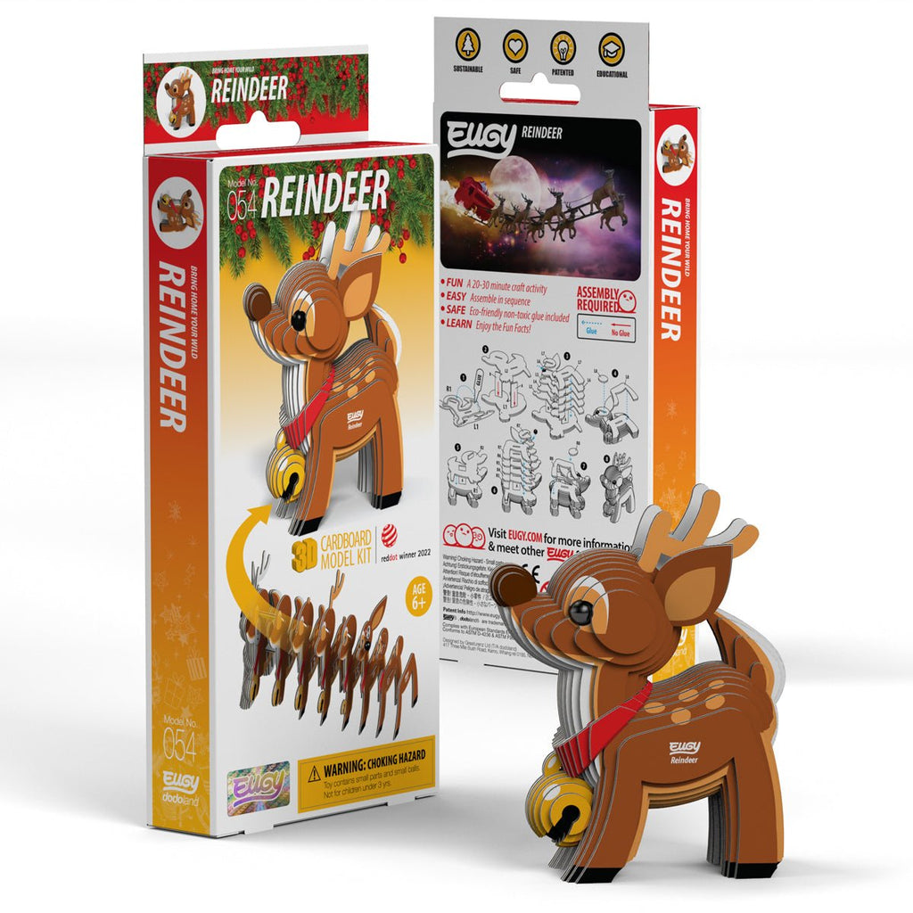 3D puzzel - Kerst Rendier - Speciale puzzels Eugy - In den Olifant
