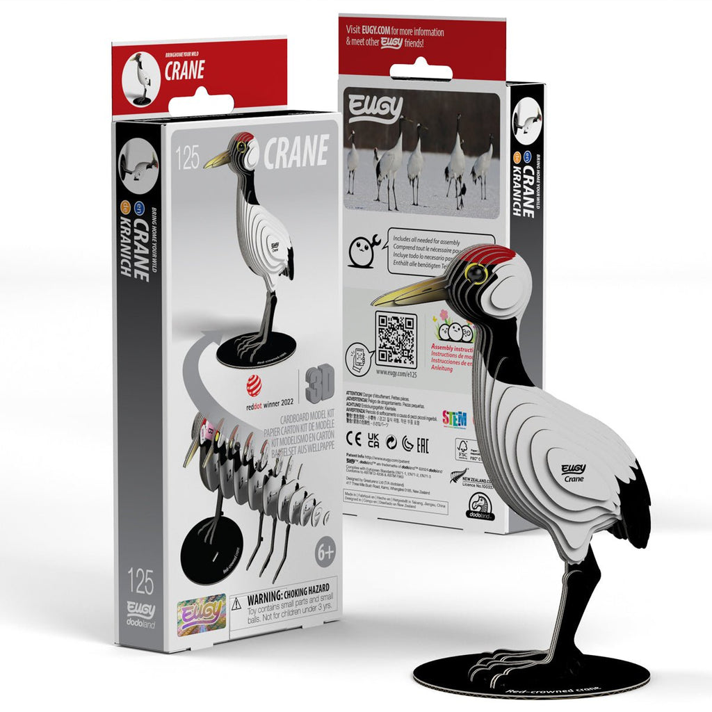 3D puzzel - Kraanvogel - Speciale puzzels Eugy - In den Olifant