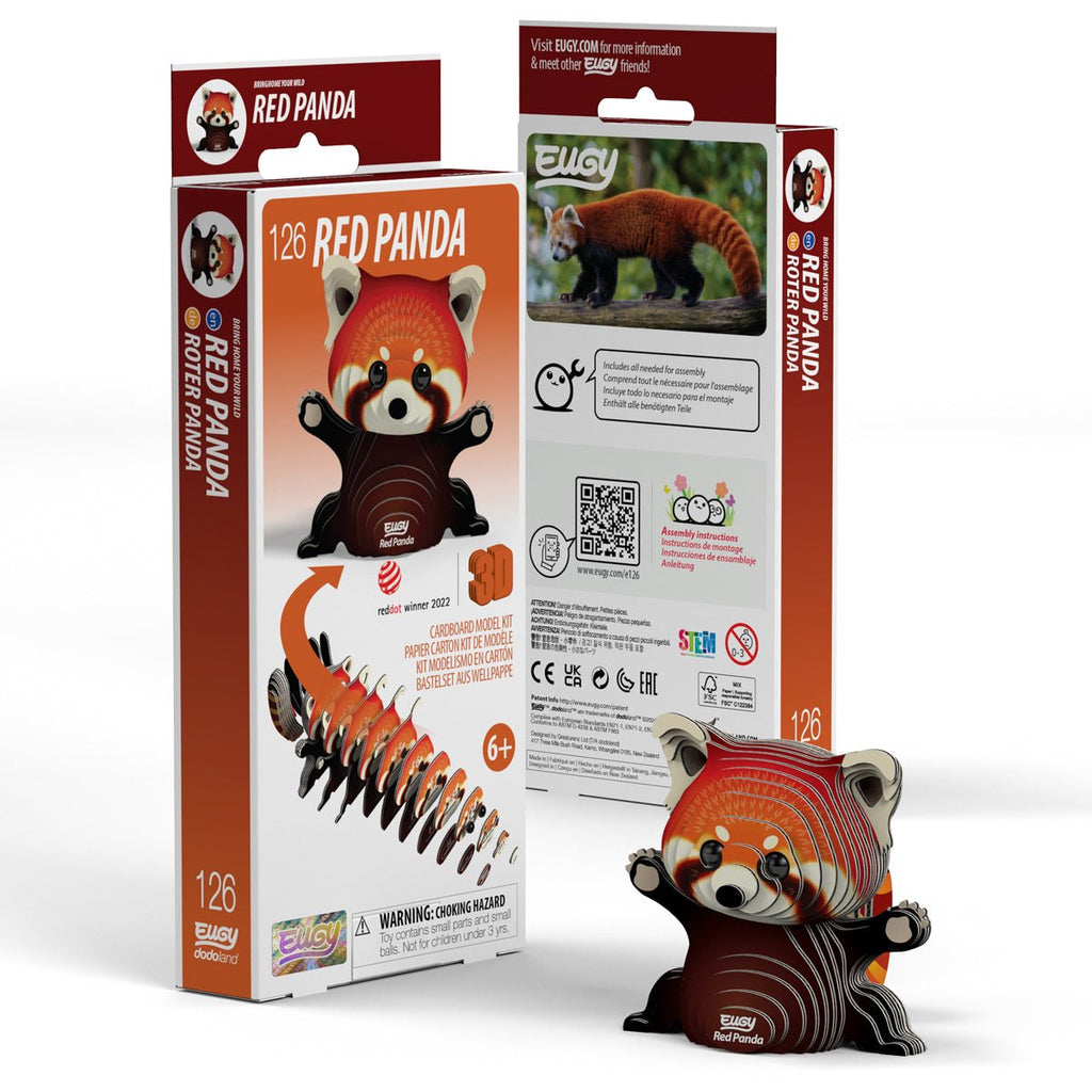3D puzzel - Rode Panda - Speciale puzzels Eugy - In den Olifant