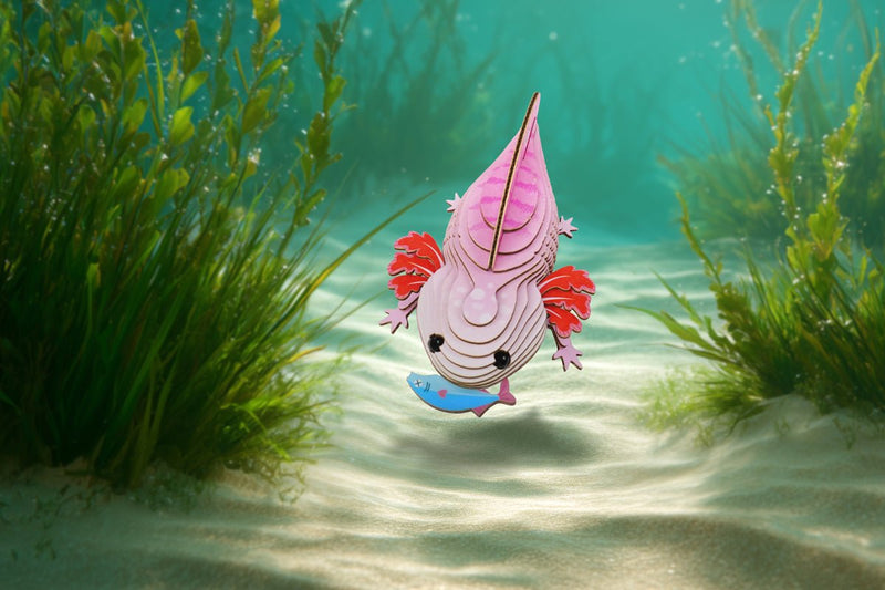 3D puzzel - Wild Dier Axolotl - Speciale puzzels Eugy - In den Olifant