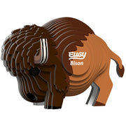 3D puzzel - Wild Dier Bizon - Speciale puzzels Eugy - In den Olifant