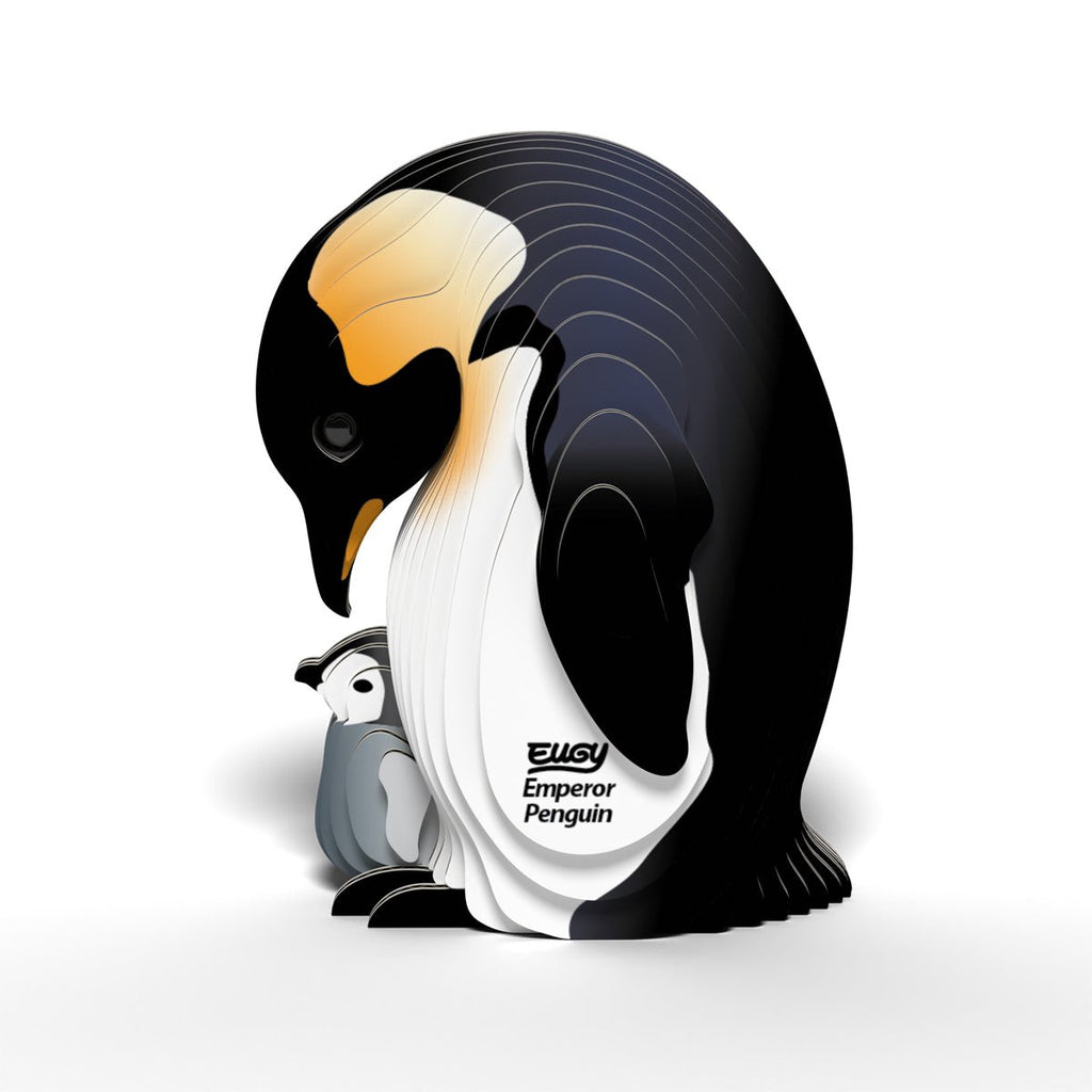 3D puzzel - Wild Dier Emperor Penguin - Speciale puzzels Eugy - In den Olifant