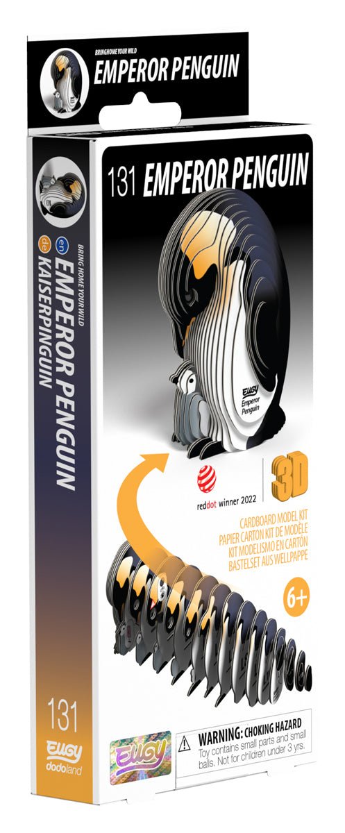 3D puzzel - Wild Dier Emperor Penguin - Speciale puzzels Eugy - In den Olifant