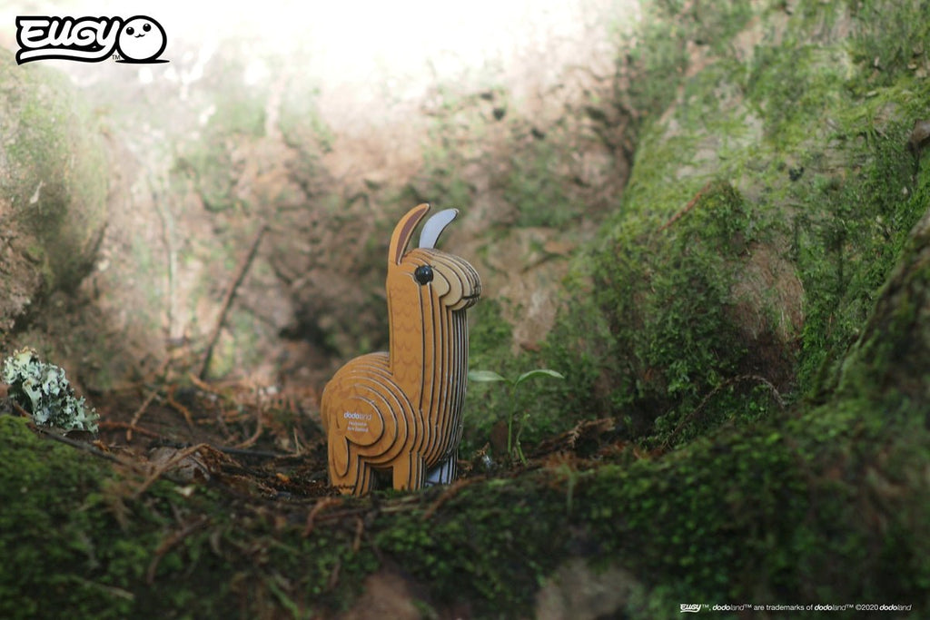 3D puzzel - Wild Dier Llama - Speciale puzzels Eugy - In den Olifant