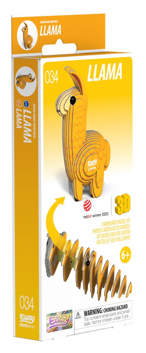 3D puzzel - Wild Dier Llama - Speciale puzzels Eugy - In den Olifant