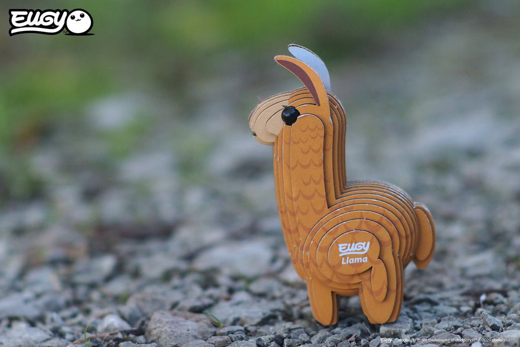 3D puzzel - Wild Dier Llama - Speciale puzzels Eugy - In den Olifant