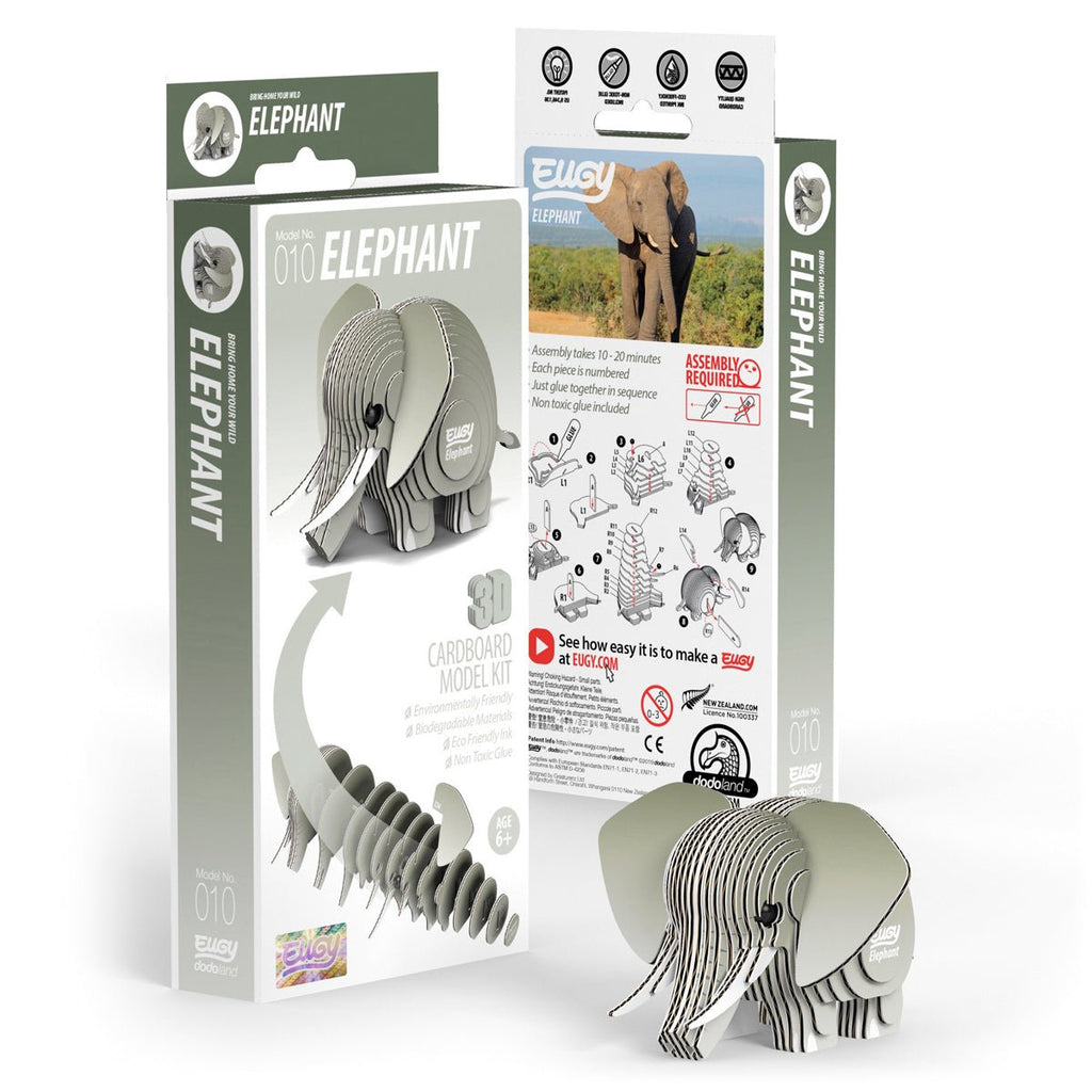 3D puzzel - Wild Dier Olifant - Speciale puzzels Eugy - In den Olifant