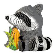 3D puzzel - Wild Dier Wasbeer - Speciale puzzels Eugy - In den Olifant