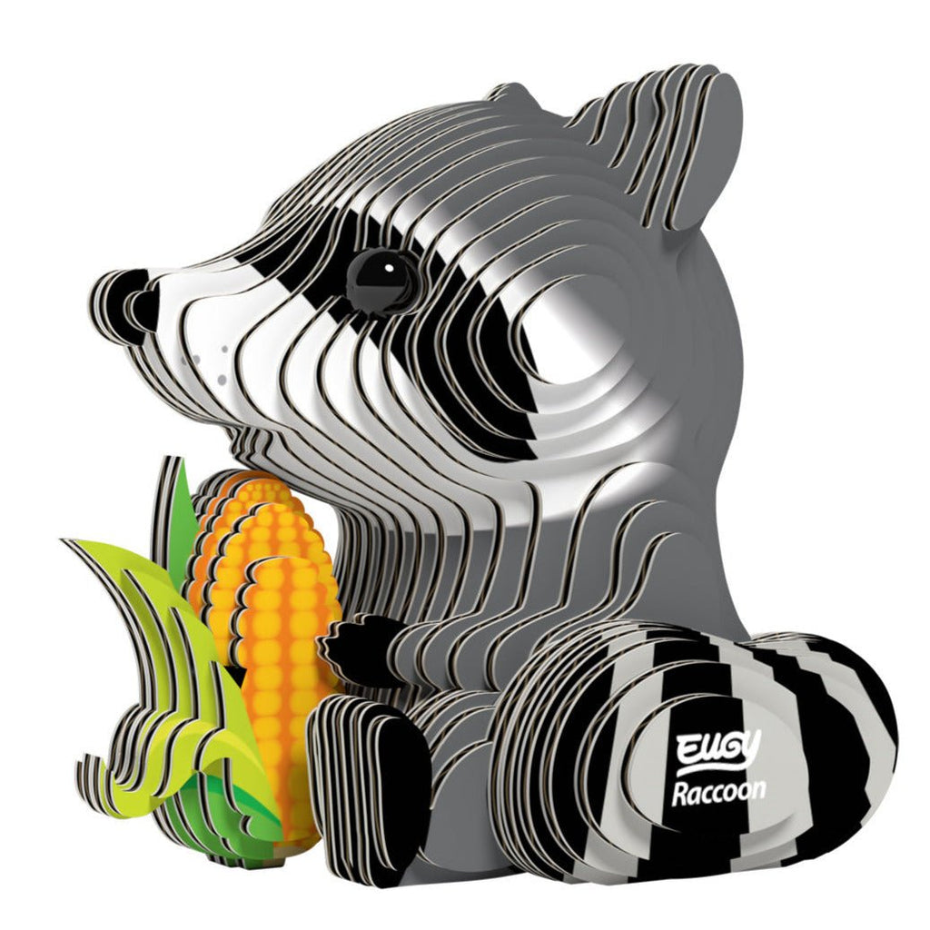 3D puzzel - Wild Dier Wasbeer - Speciale puzzels Eugy - In den Olifant