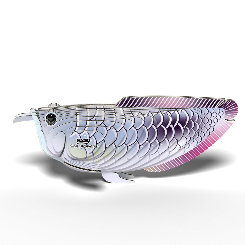 3D puzzel - Zilveren Arowana - Speciale puzzels Eugy - In den Olifant