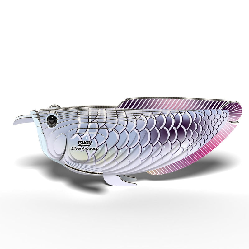 3D puzzel - Zilveren Arowana - Speciale puzzels Eugy - In den Olifant