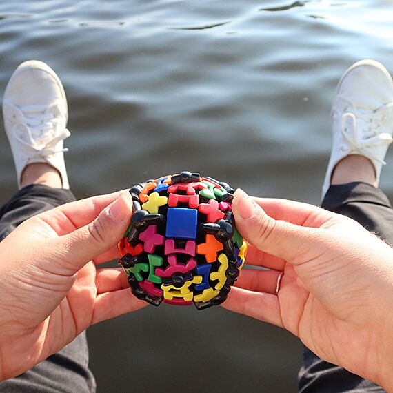 3D Puzzle Breinbreker - Gear Ball - Breinpuzzels en tangram Eureka - In den Olifant