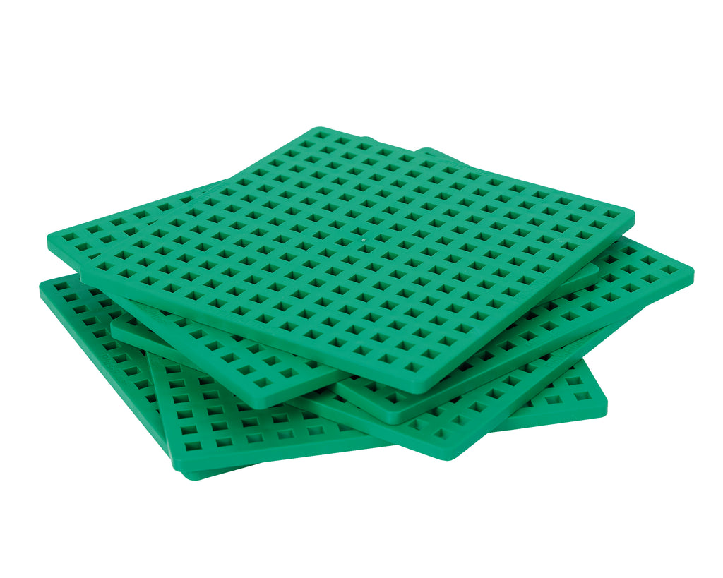 Baseplate Green - Grey Plus-Plus: 2 pieces