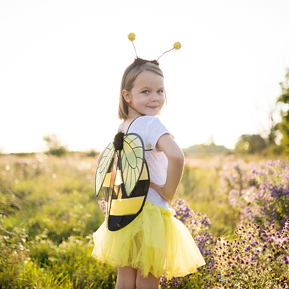 Verkleedset Glitter Bumblebee Set