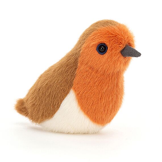 Knuffel Roodborstje Vogel Birdling Robin | 10 cm