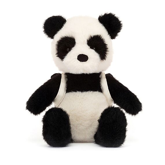 Knuffel Backpack Panda - 22 Cm