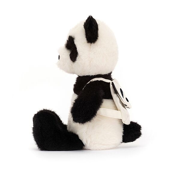 Knuffel Backpack Panda - 22 Cm