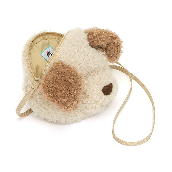 Knuffel Handtas Little Pup Bag - 19 cm