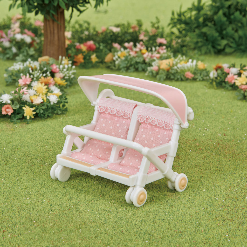 Speelset Sylvanian Families - Dubbele Kinderwagen