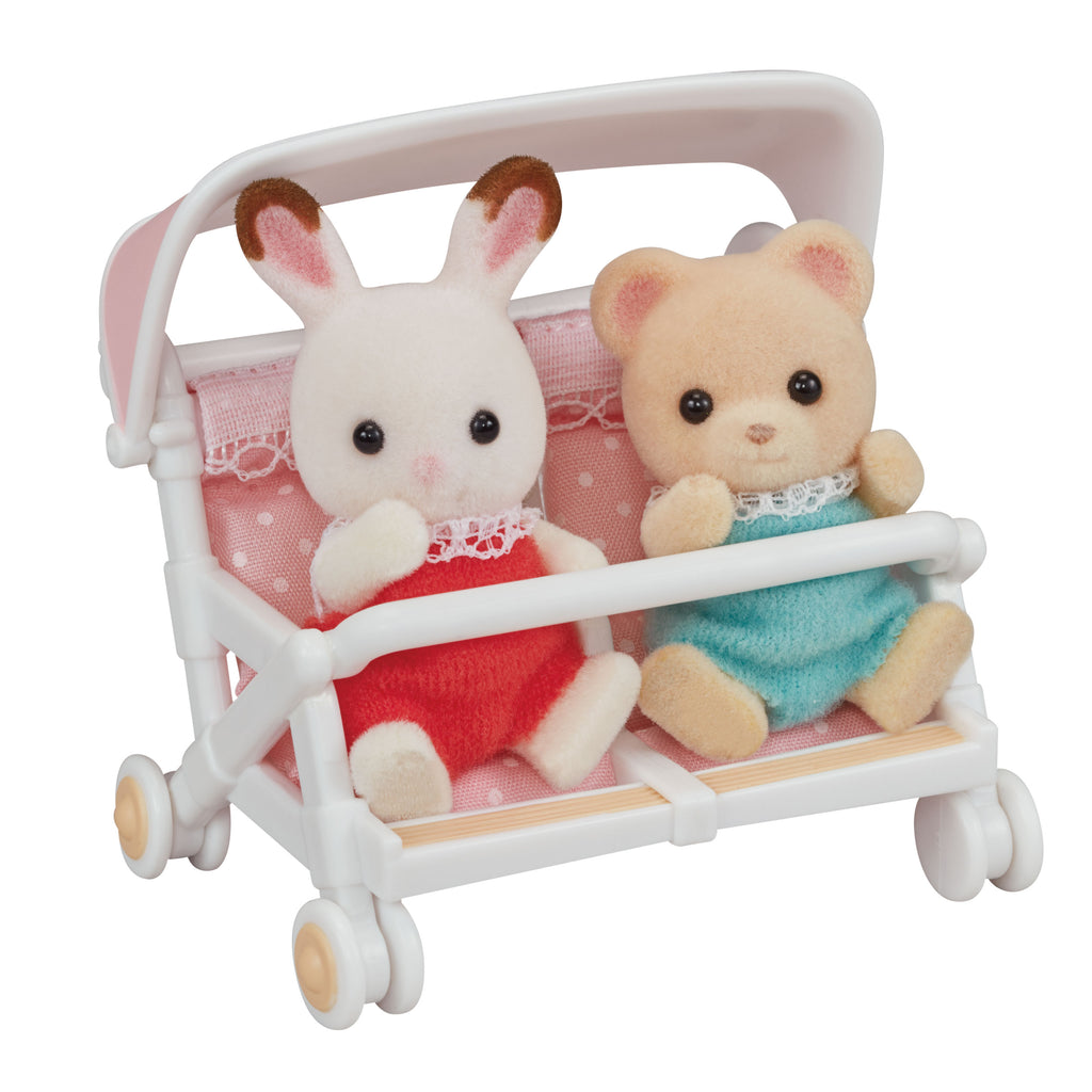 Speelset Sylvanian Families - Dubbele Kinderwagen