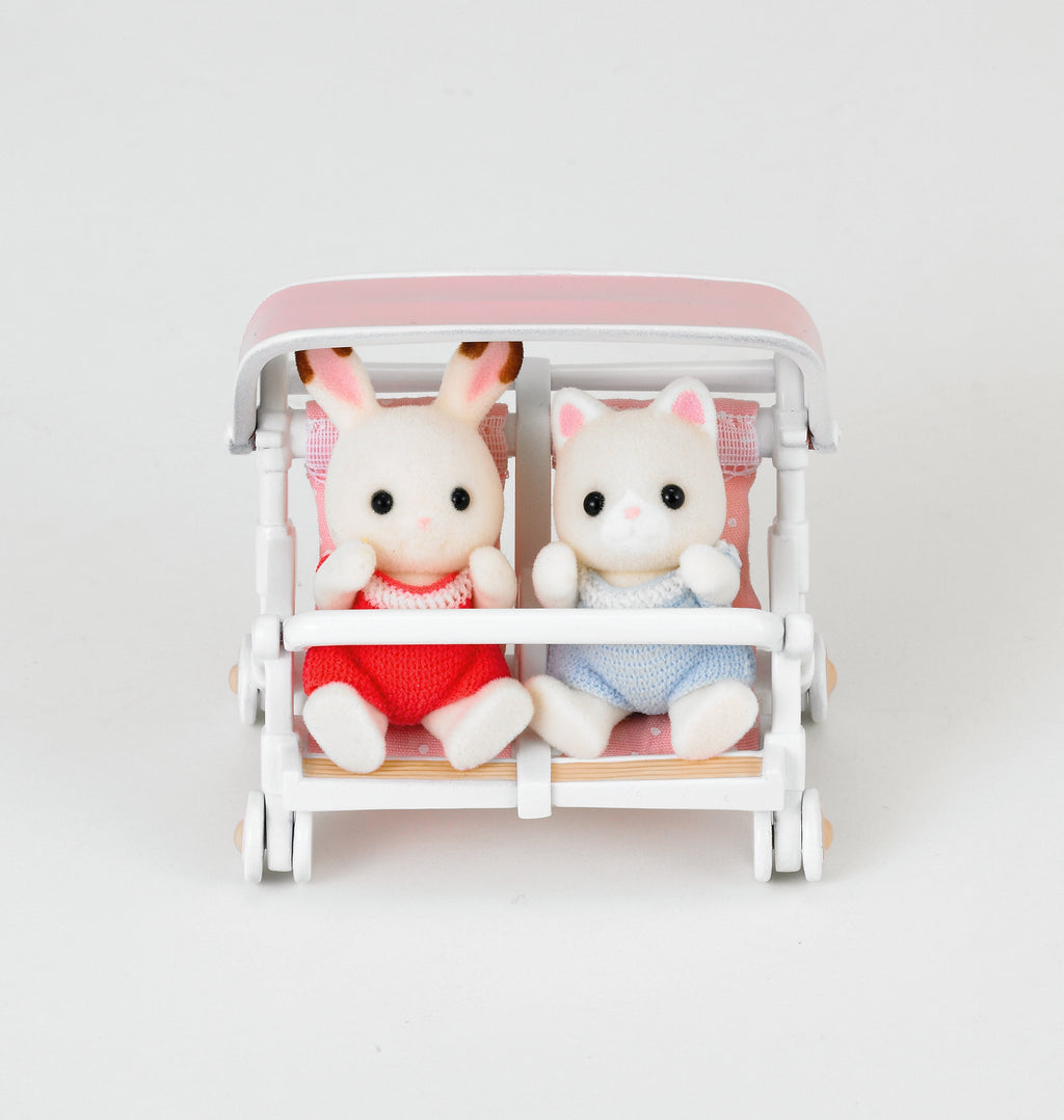 Speelset Sylvanian Families - Dubbele Kinderwagen