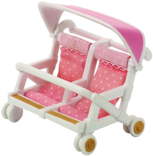 Speelset Sylvanian Families - Dubbele Kinderwagen