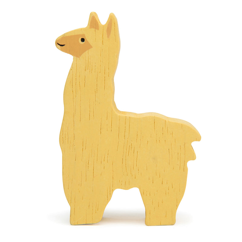 Houten boerderijdier - Alpaca