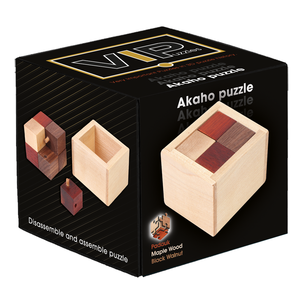 Houten breinbreker 3D VIP Gold Akaho