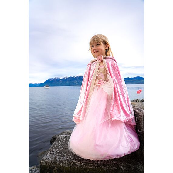 Prinsessencape In Velours - Deluxe Pink Rose