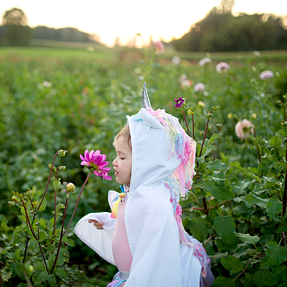 Witte Verkleedcape Eenhoorn