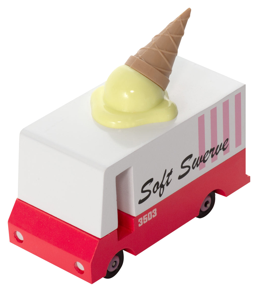 Ice Cream Van (F708) 8,4X4,1X6,5Cm, Wooden Diecast, In Giftbox,