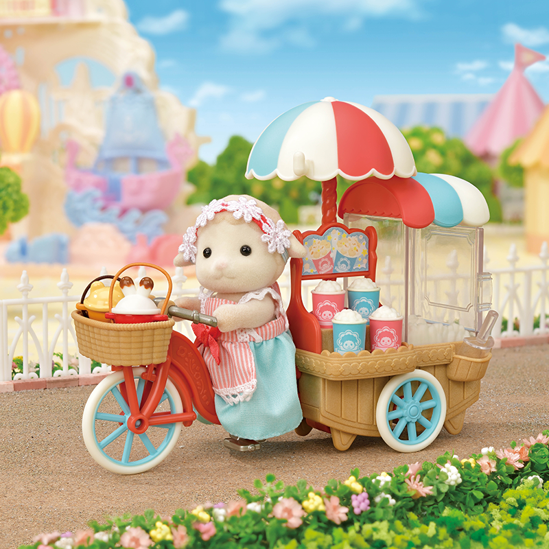 Speelset Popcorn Delivery Trike met popje