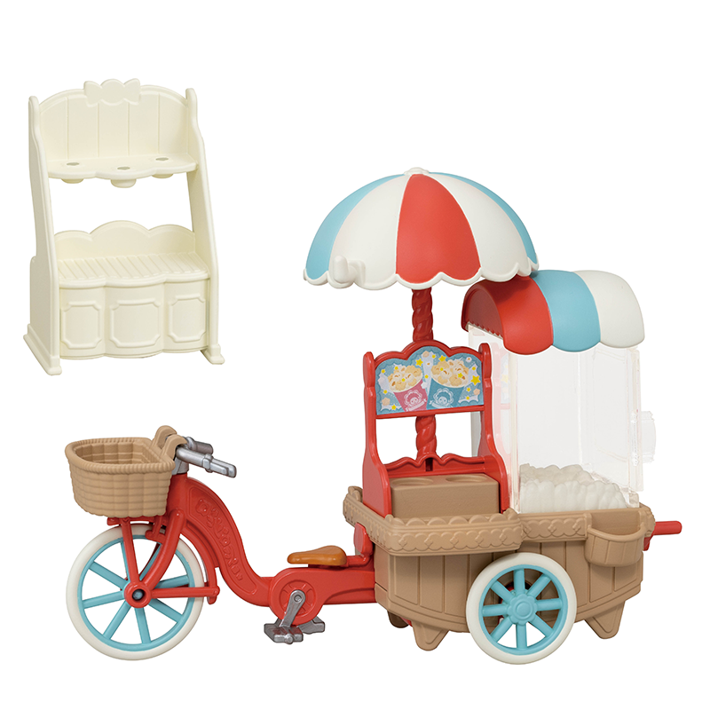 Speelset Popcorn Delivery Trike met popje