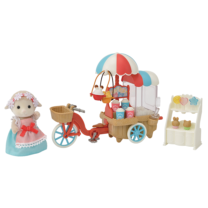 Speelset Popcorn Delivery Trike met popje