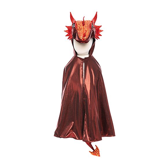 Verkleedcape Draak - Ruby Metallic Dragon